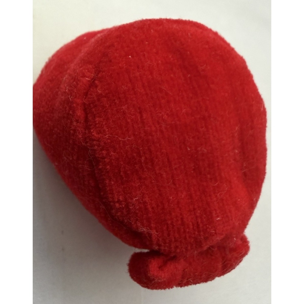 Vintage Barbie Doll Midge Red Dress Fuzzy Hat